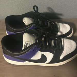 Nike SB Dunk Low Pro ( Court Purple/ Black - White)